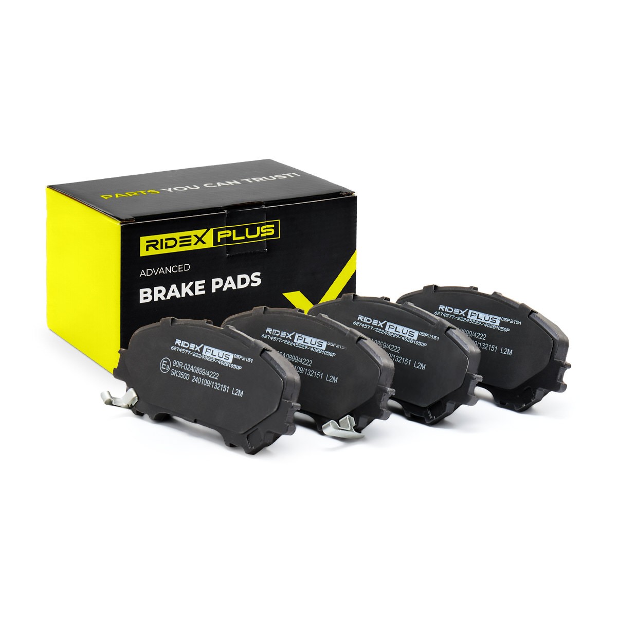 RIDEX PLUS Brake pad set Article number: 402B1050P cheaply