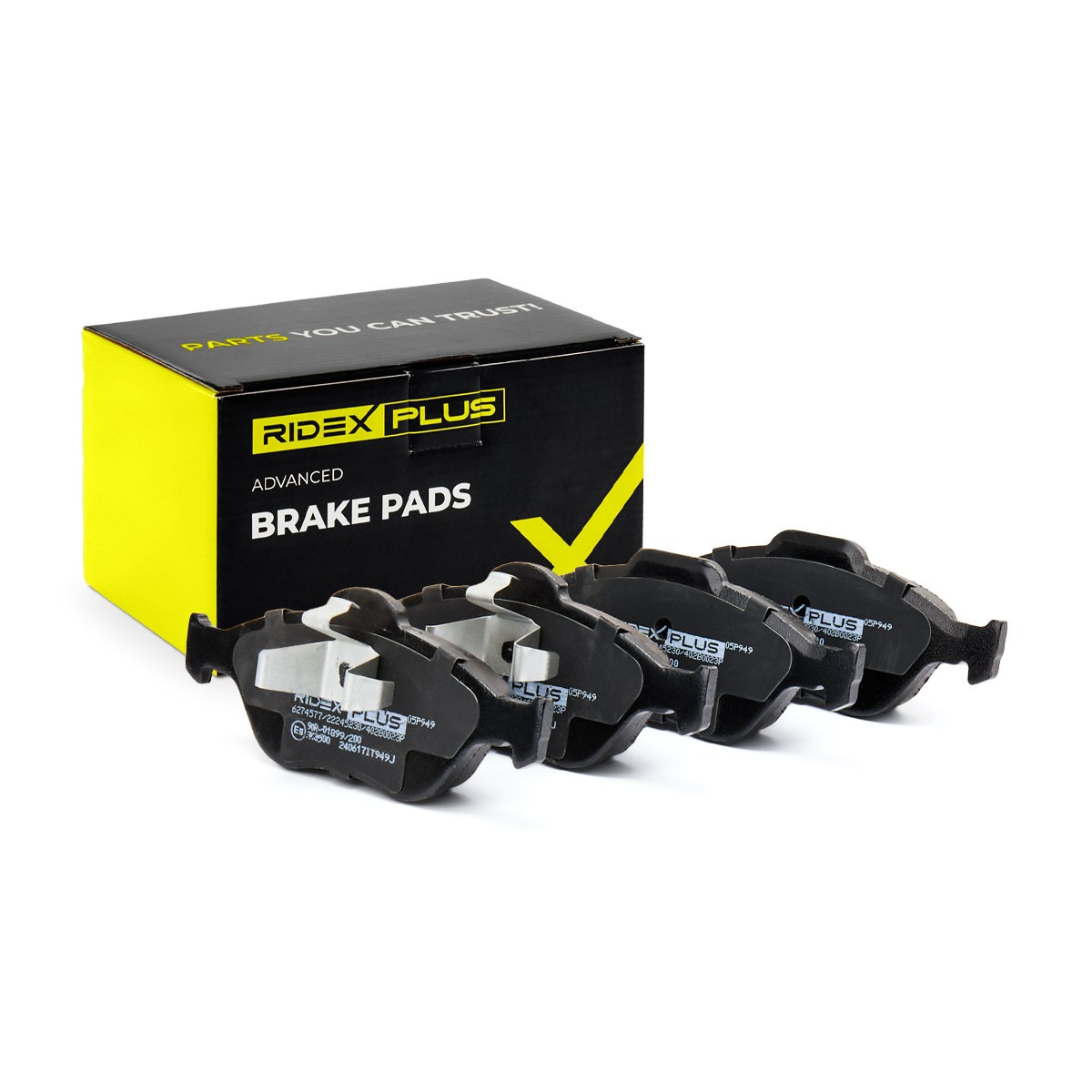 RIDEX PLUS Brake pad set Article number: 402B0023P cheaply