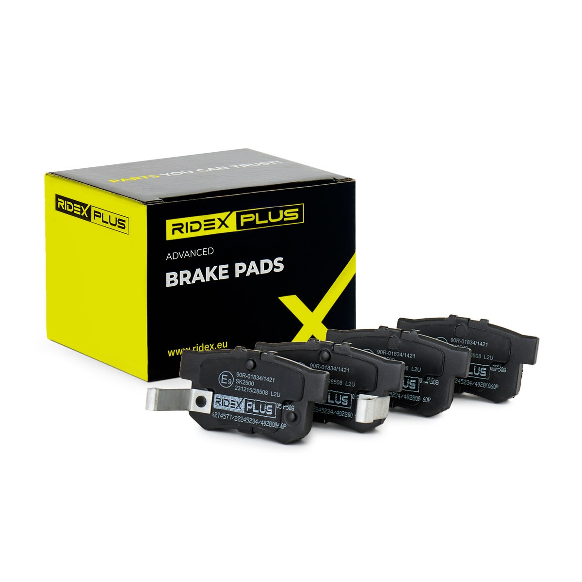 RIDEX PLUS Brake pad set Article number: 402B0060P cheaply