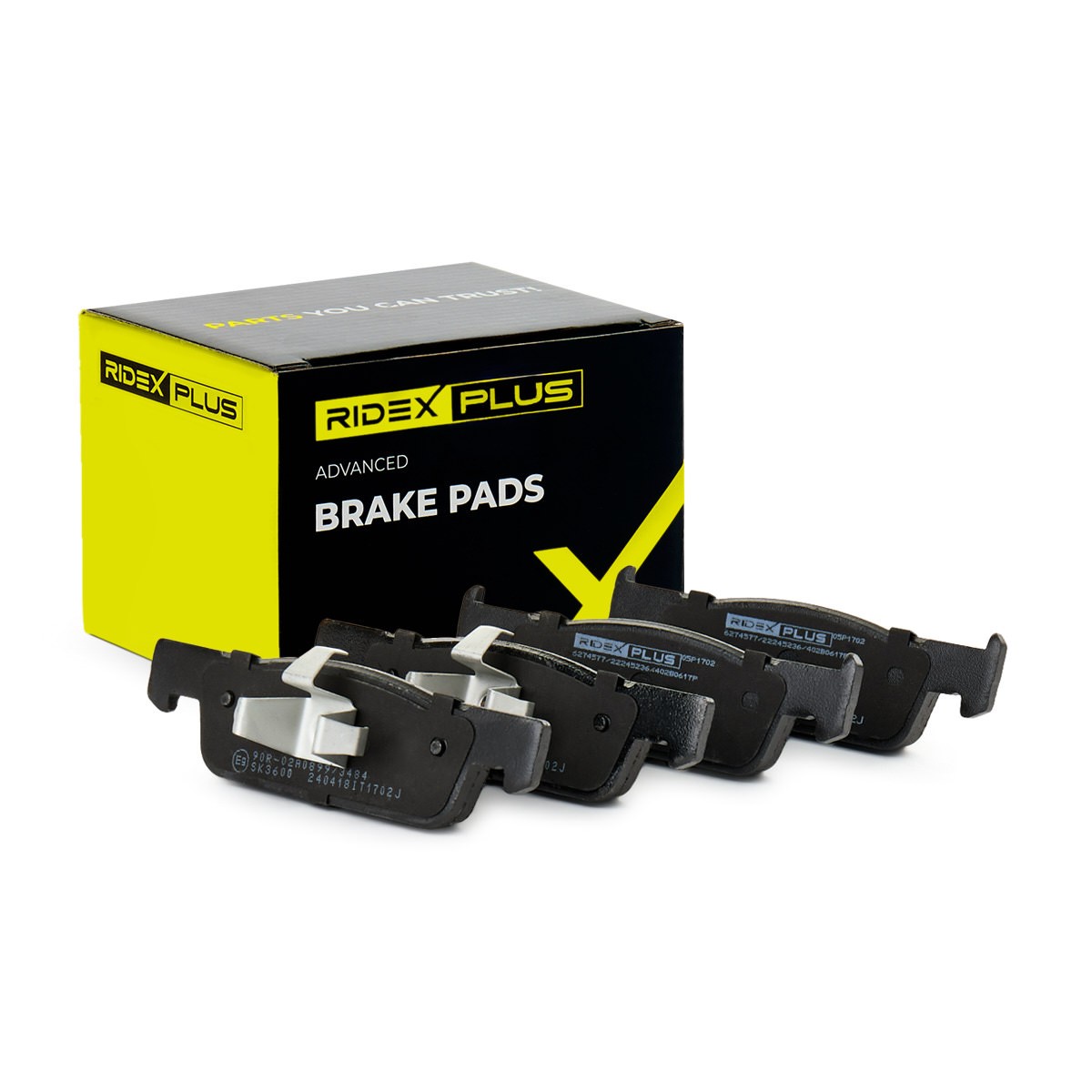 RIDEX PLUS Brake pad set Article number: 402B0617P cheaply