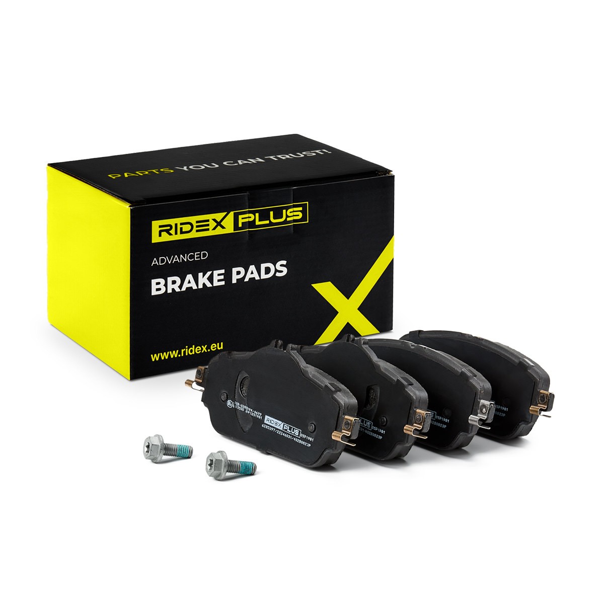 RIDEX PLUS Brake pad set Article number: 402B0823P cheaply