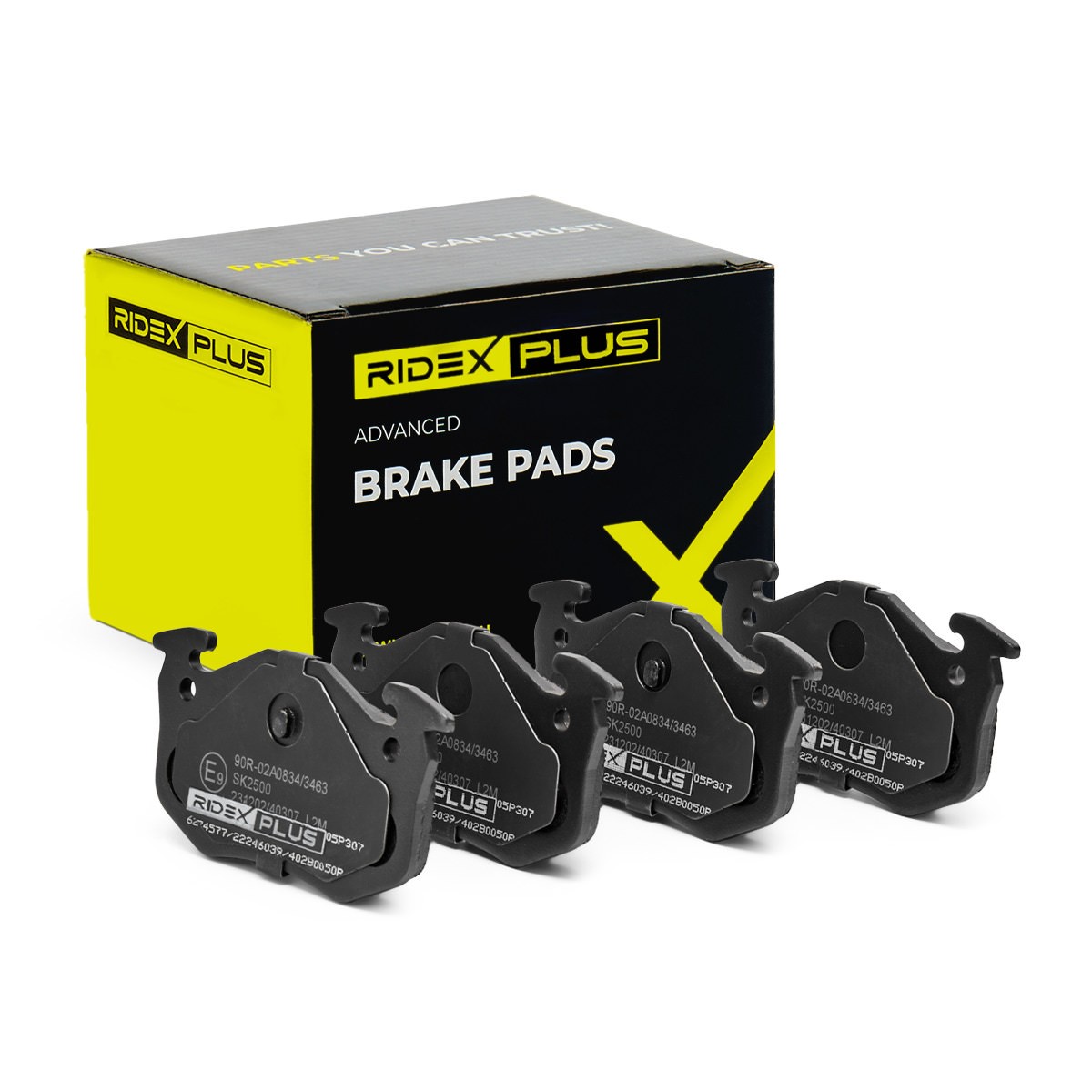 RIDEX PLUS Bremseklodser Varenummer: 402B0050P billige