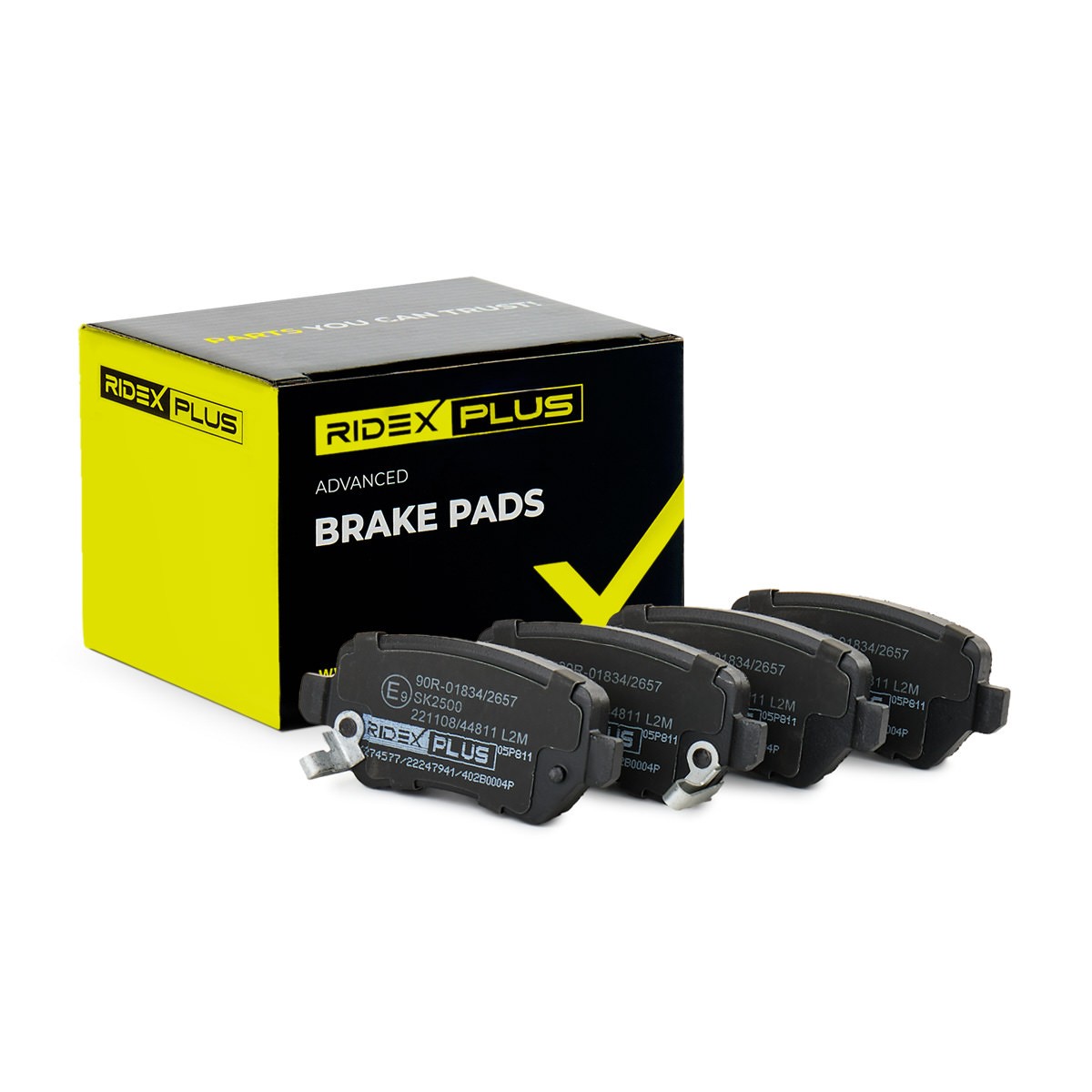 RIDEX PLUS Brake pad set Article number: 402B0004P cheaply