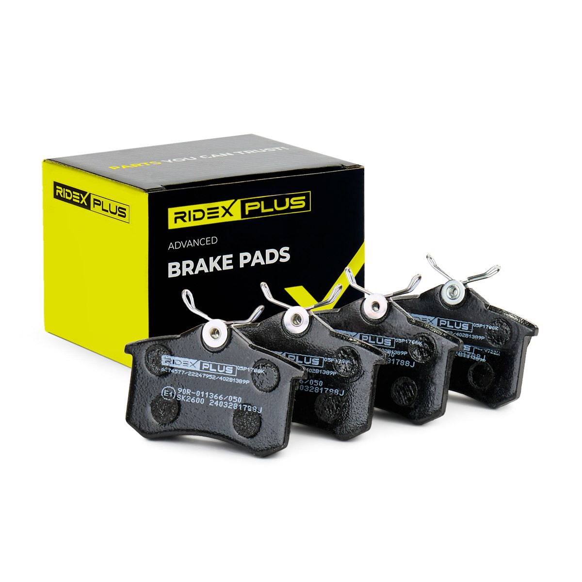 RIDEX PLUS Brake pad set Article number: 402B1389P cheaply
