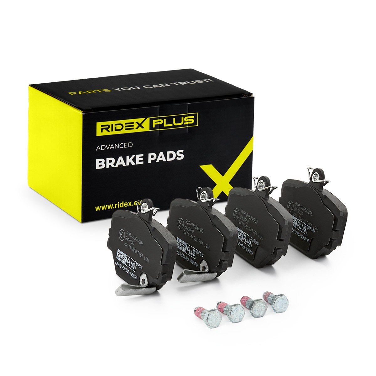 RIDEX PLUS Brake pad set Article number: 402B0074P cheaply