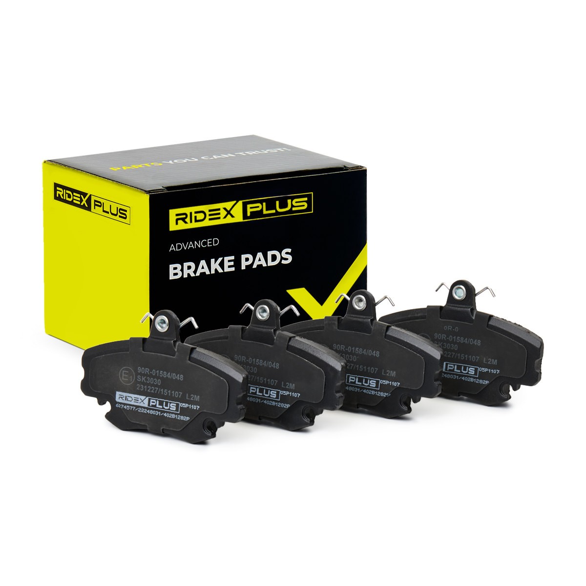 RIDEX PLUS Brake pad set Article number: 402B1282P cheaply