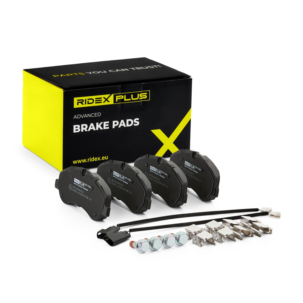 RIDEX PLUS Bremseklodser Varenummer: 402B0588P billige