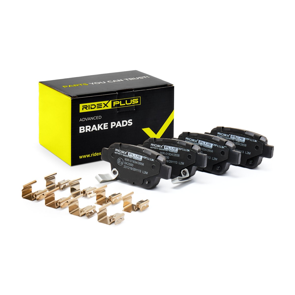 RIDEX PLUS Brake pad set Article number: 402B0020P cheaply