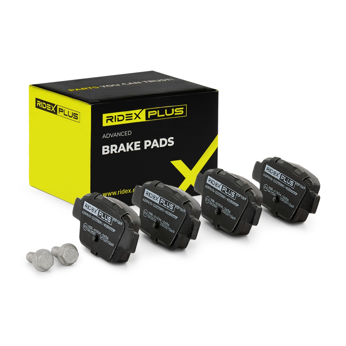 RIDEX PLUS Brake pad set Article number: 402B0055P cheaply
