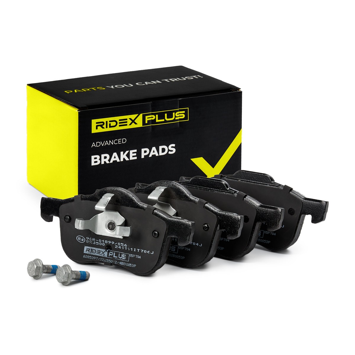 RIDEX PLUS Brake pad set Article number: 402B0053P cheaply