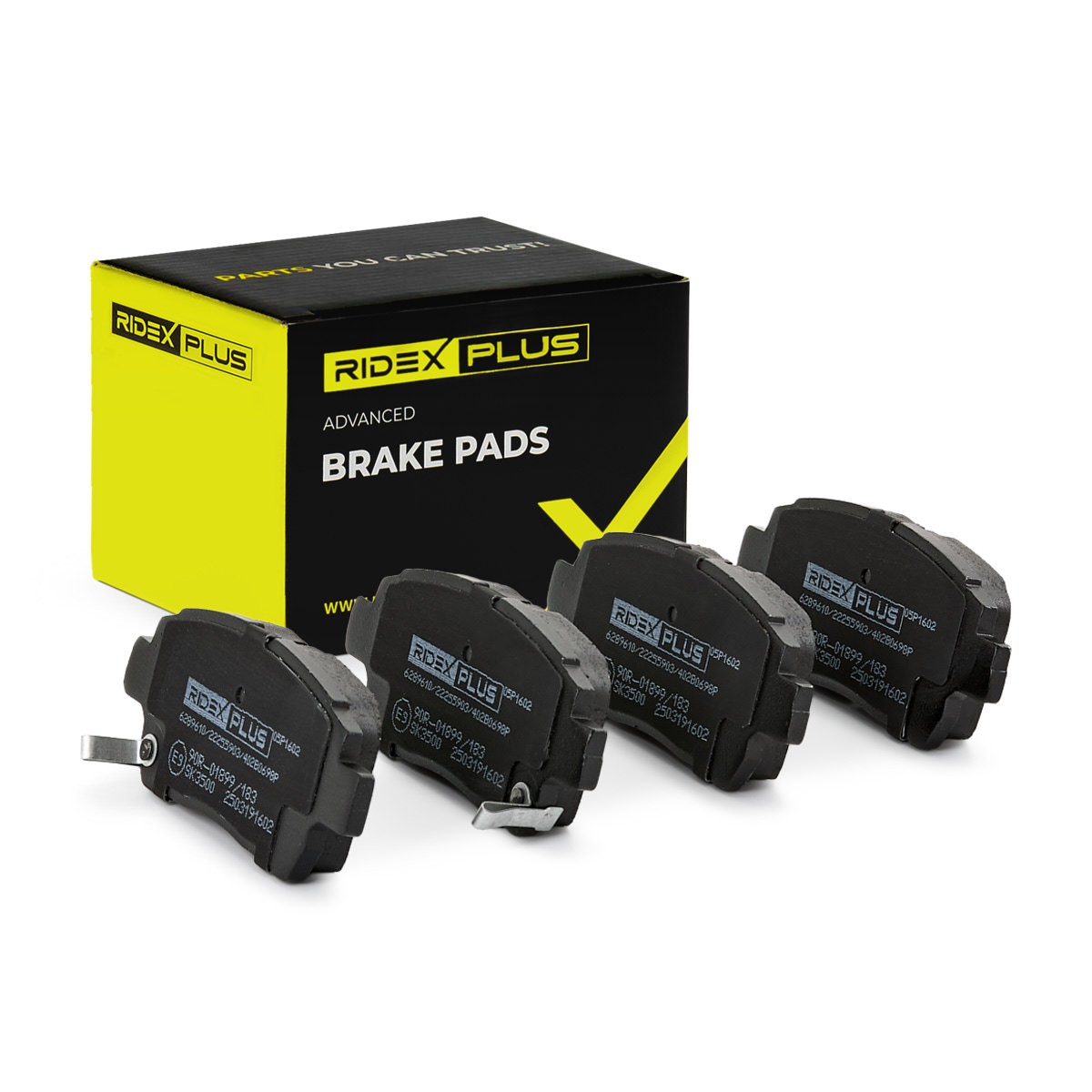 RIDEX PLUS Brake pad set Article number: 402B0698P cheaply