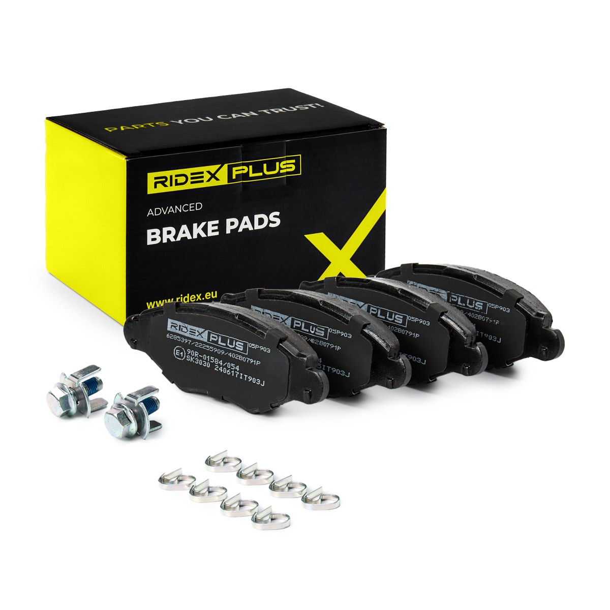 RIDEX PLUS Brake pad set Article number: 402B0791P cheaply
