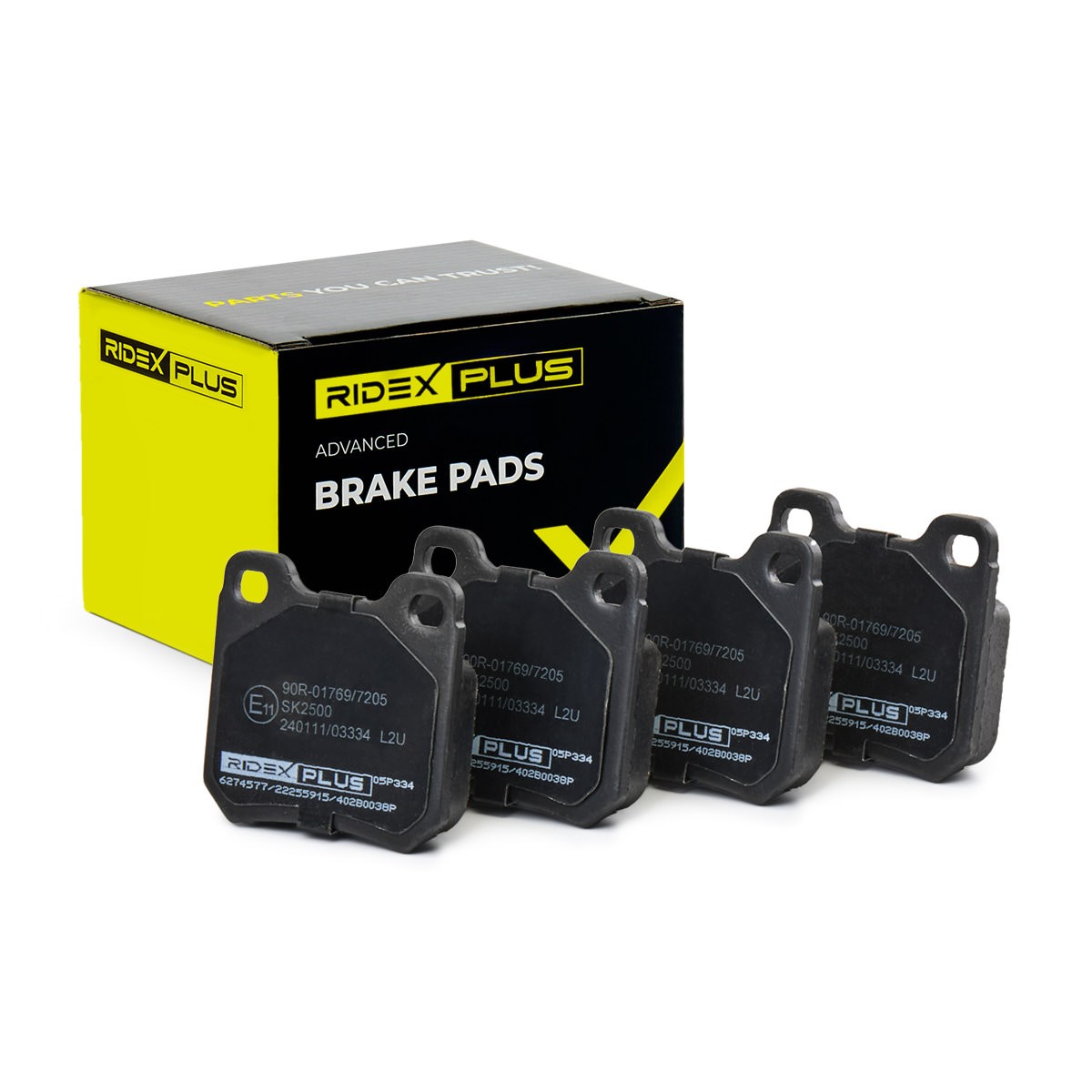RIDEX PLUS Brake pad set Article number: 402B0038P cheaply