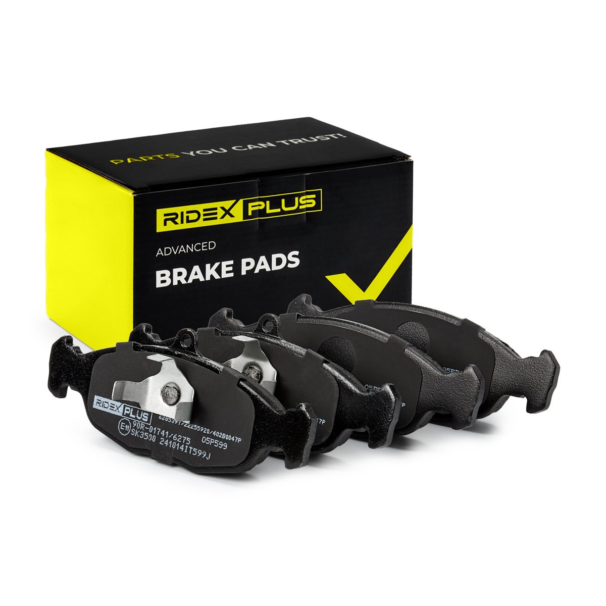 RIDEX PLUS Brake pad set Article number: 402B0047P cheaply