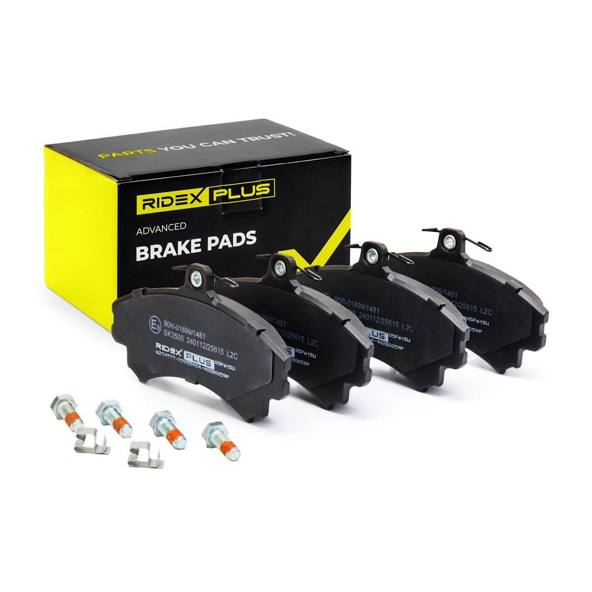 RIDEX PLUS Brake pad set Article number: 402B0059P cheaply