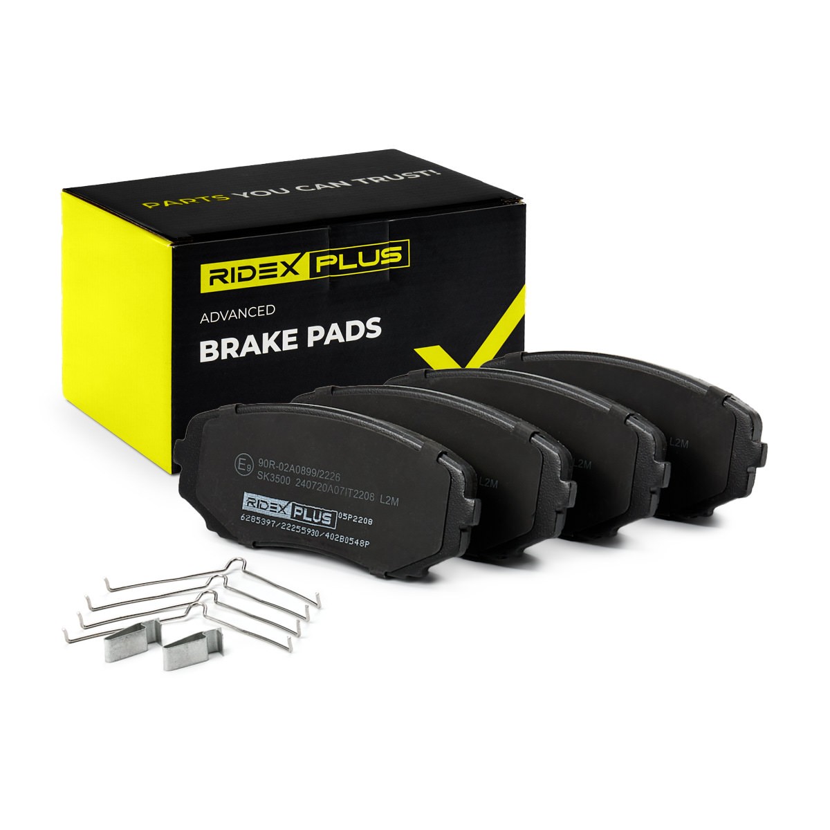 RIDEX PLUS Brake pad set Article number: 402B0548P cheaply