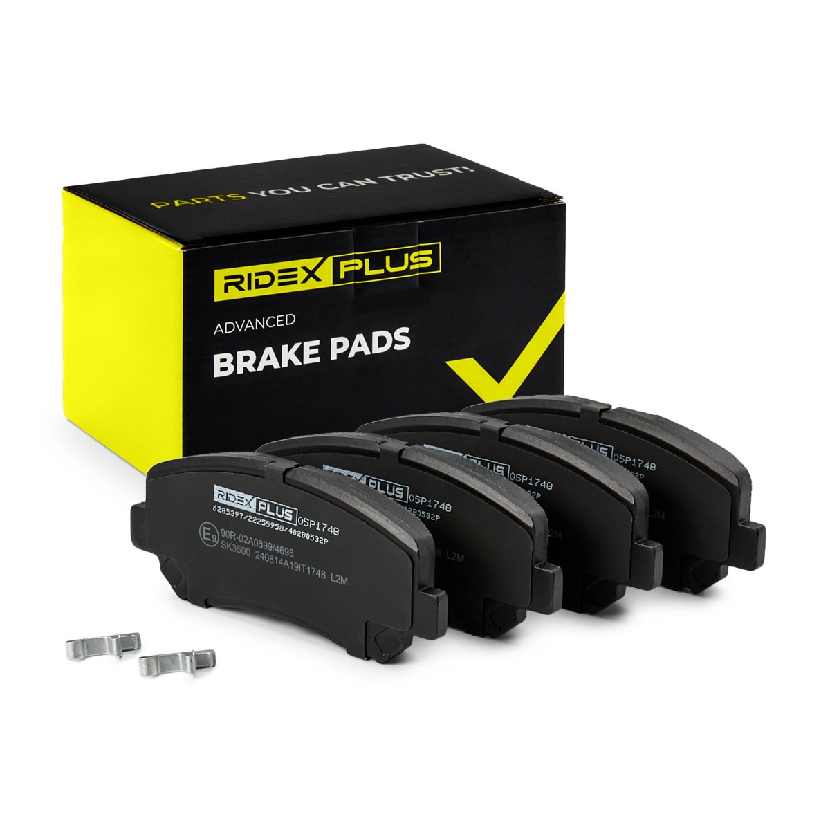 RIDEX PLUS Brake pad set Article number: 402B0532P cheaply