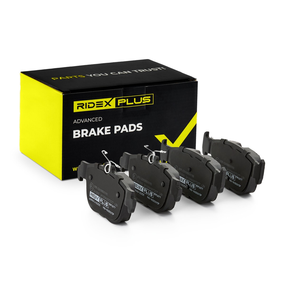 RIDEX PLUS Brake pad set Article number: 402B2015P cheaply