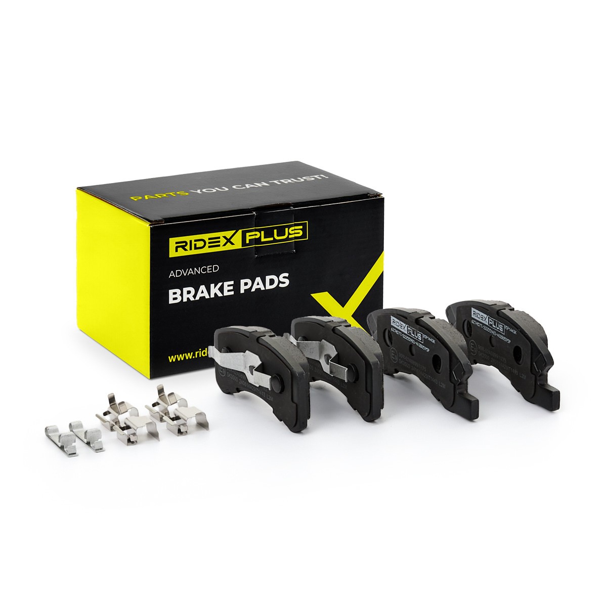 RIDEX PLUS Brake pad set Article number: 402B0595P cheaply