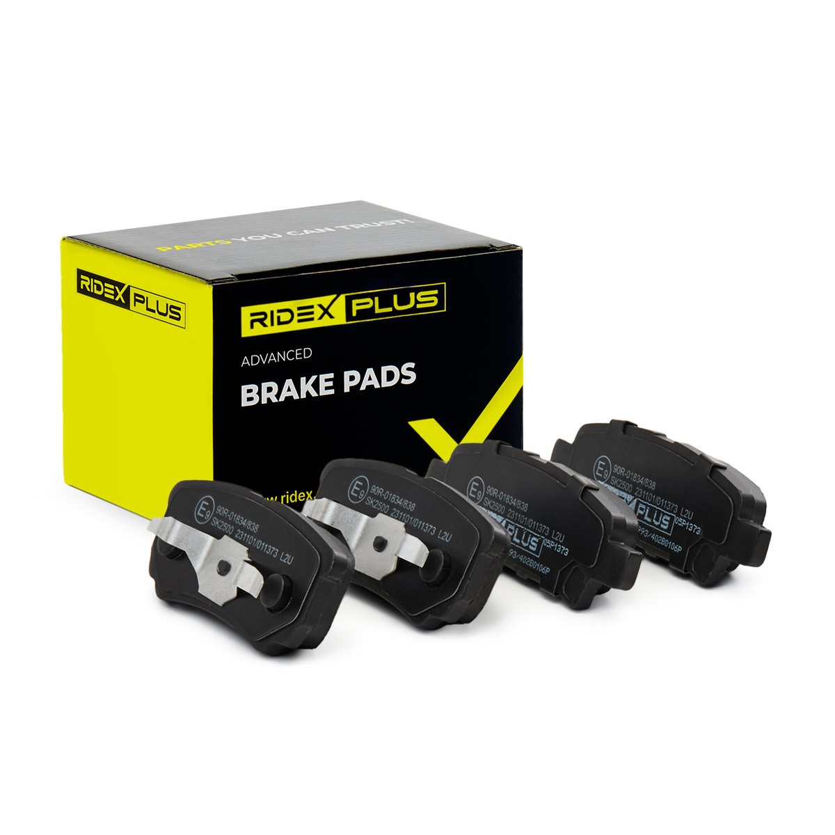 RIDEX PLUS Brake pad set Article number: 402B0106P cheaply