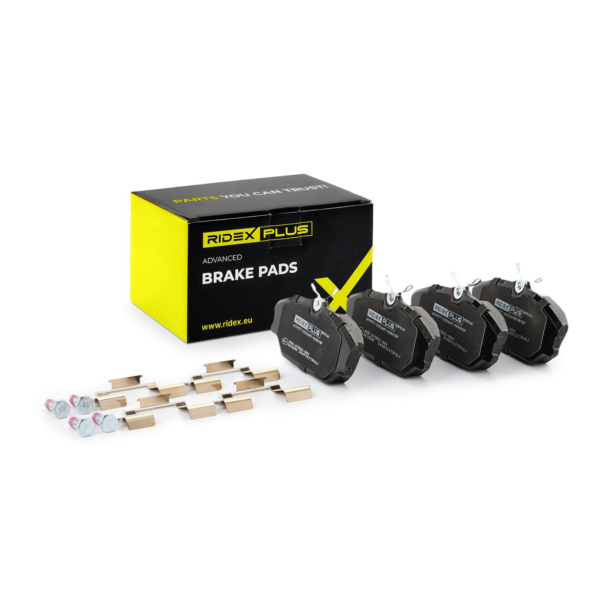 RIDEX PLUS Brake pad set Article number: 402B0150P cheaply