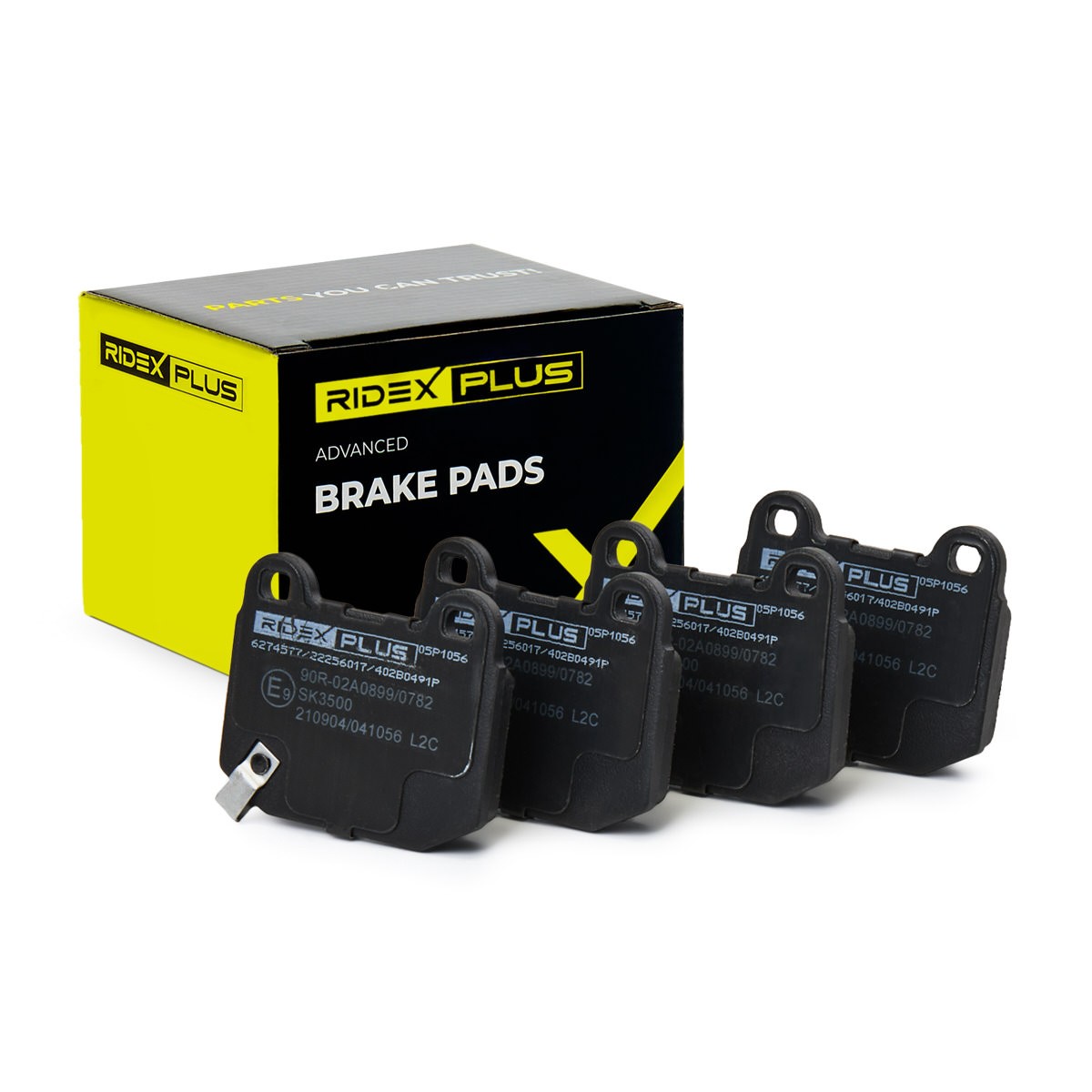 RIDEX PLUS Brake pad set Article number: 402B0491P cheaply