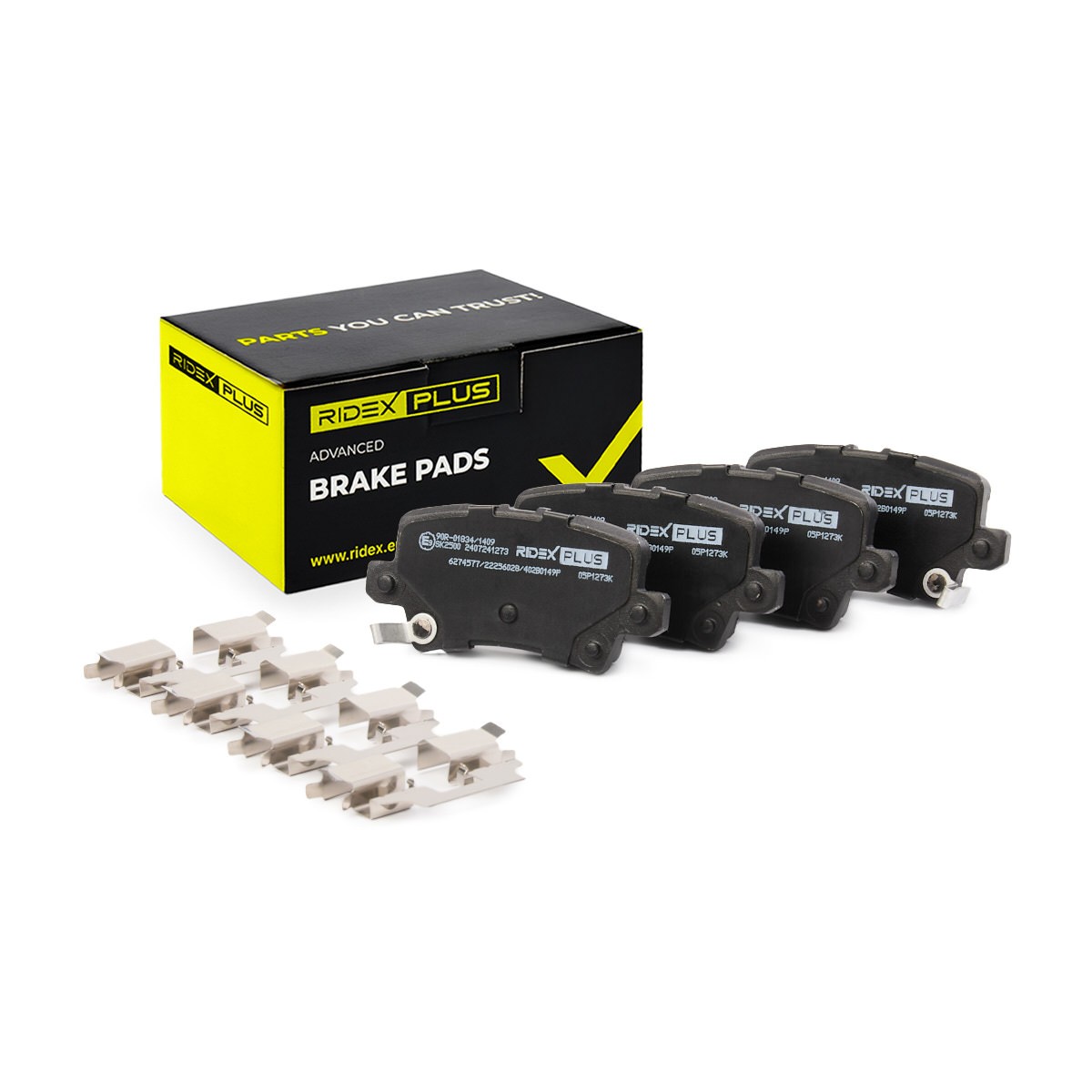 RIDEX PLUS Brake pad set Article number: 402B0149P cheaply