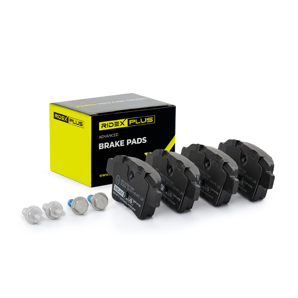 RIDEX PLUS Brake pad set Article number: 402B0281P cheaply