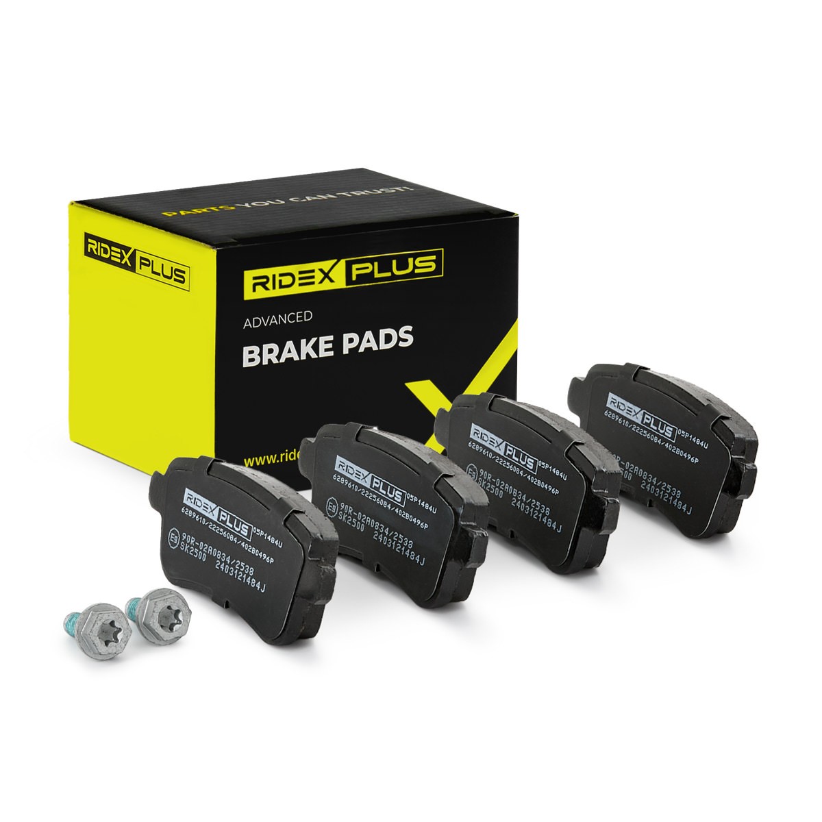 RIDEX PLUS Brake pad set Article number: 402B0496P cheaply