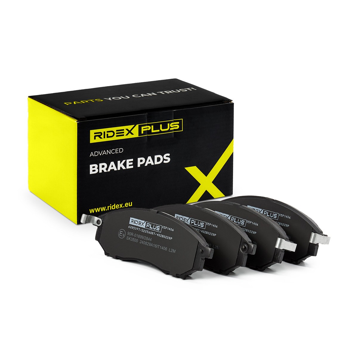 RIDEX PLUS Brake pad set Article number: 402B0228P cheaply