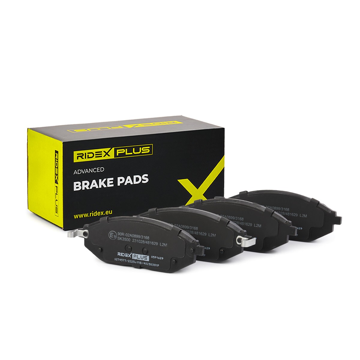 RIDEX PLUS Brake pad set Article number: 402B0381P cheaply