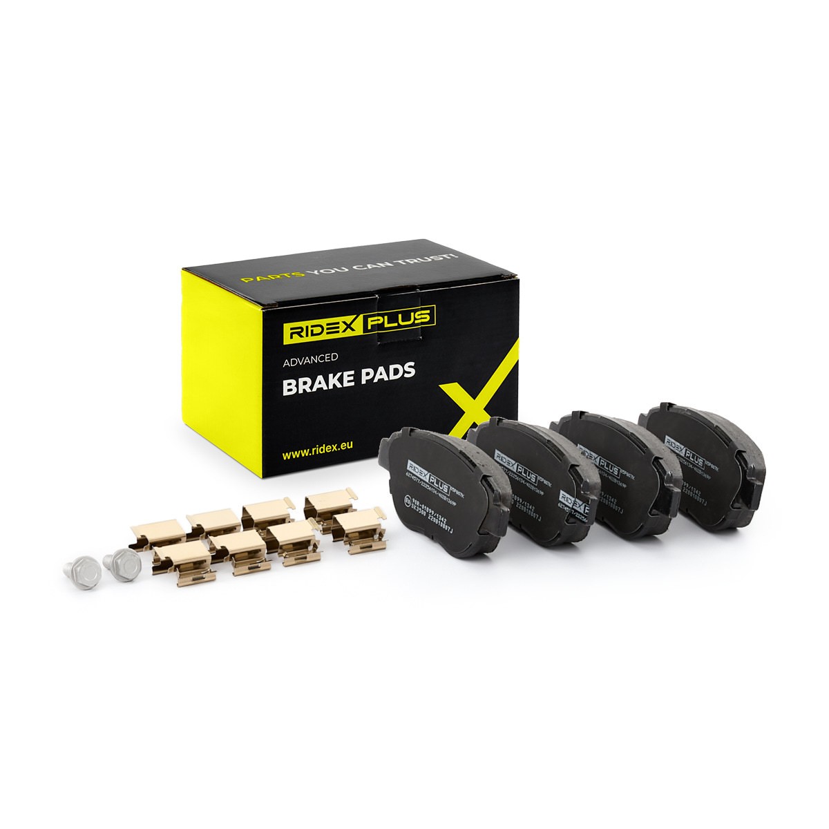 RIDEX PLUS Brake pad set Article number: 402B1369P cheaply