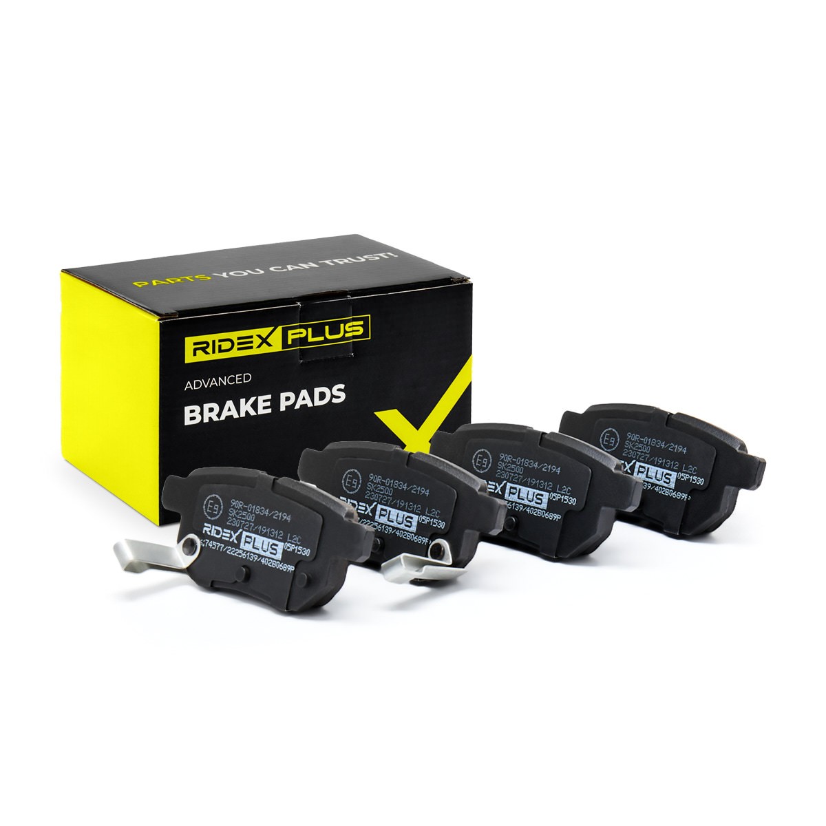 RIDEX PLUS Brake pad set Article number: 402B0689P cheaply