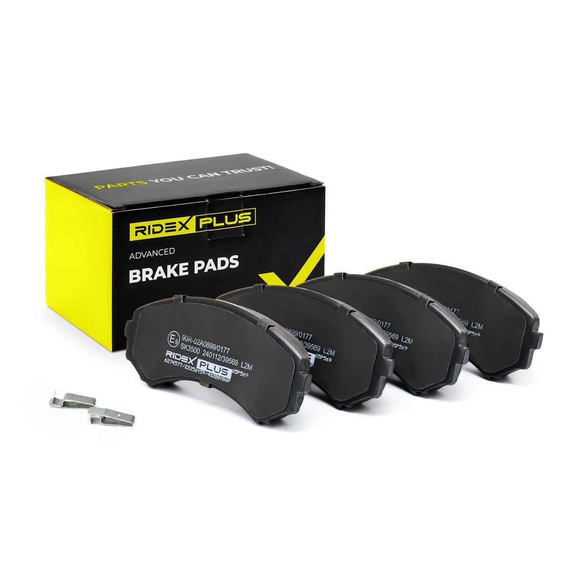 RIDEX PLUS Brake pad set Article number: 402B0186P cheaply