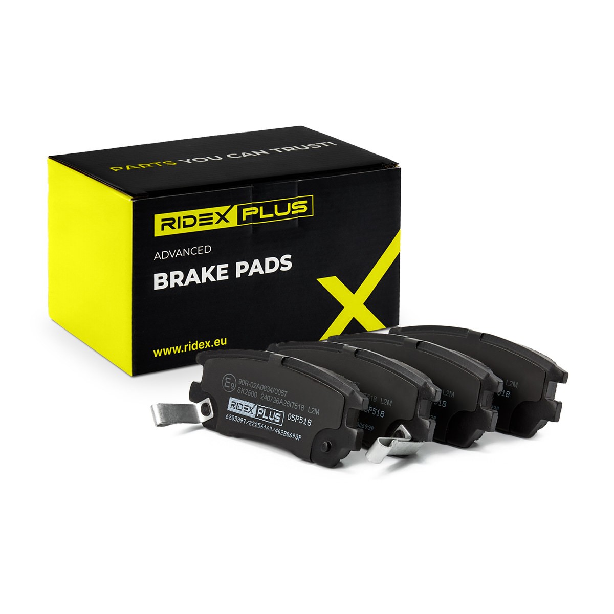 RIDEX PLUS Brake pad set Article number: 402B0693P cheaply