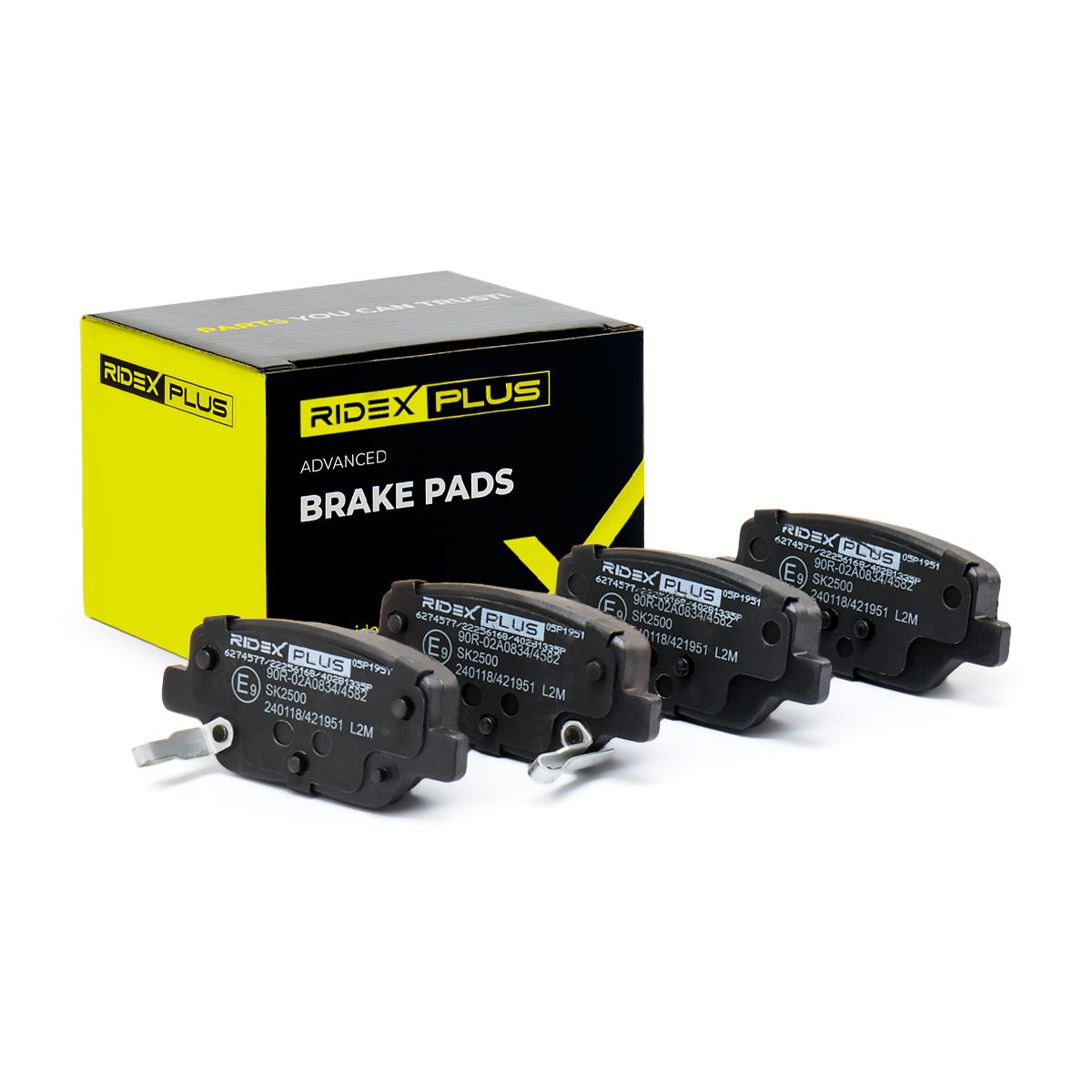RIDEX PLUS Brake pad set Article number: 402B1335P cheaply
