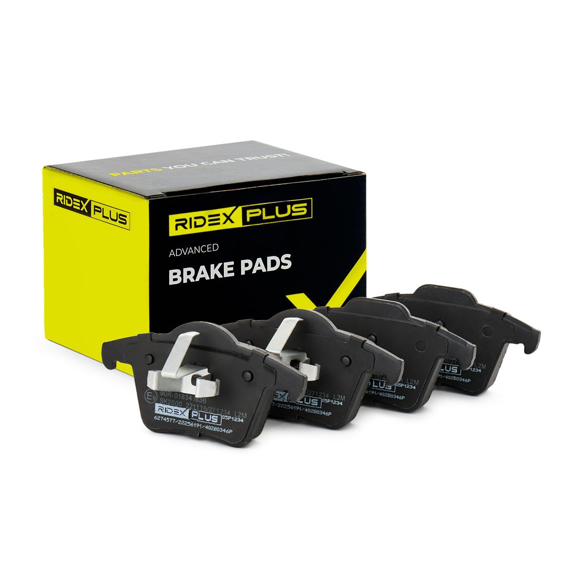 RIDEX PLUS Brake pad set Article number: 402B0346P cheaply