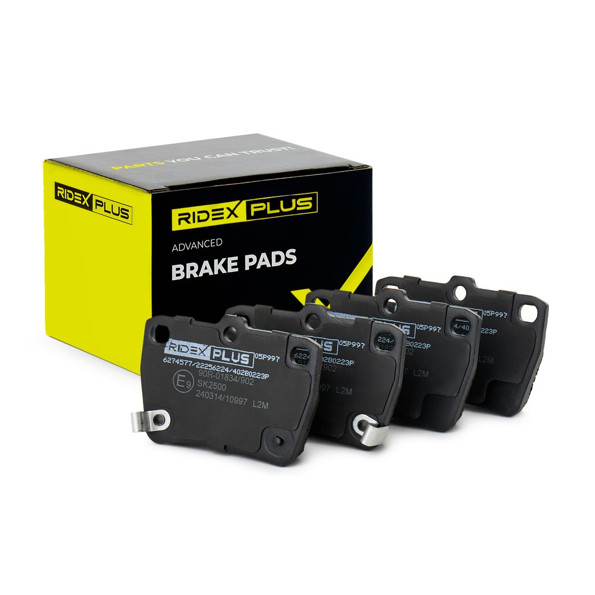 RIDEX PLUS Brake pad set Article number: 402B0223P cheaply