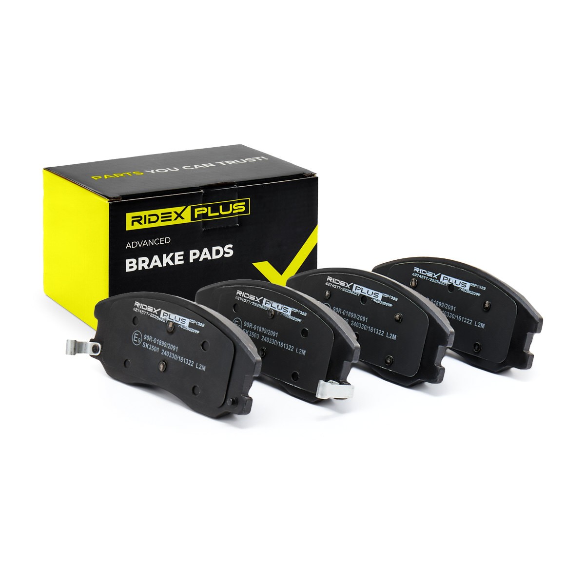 RIDEX PLUS Brake pad set Article number: 402B0209P cheaply