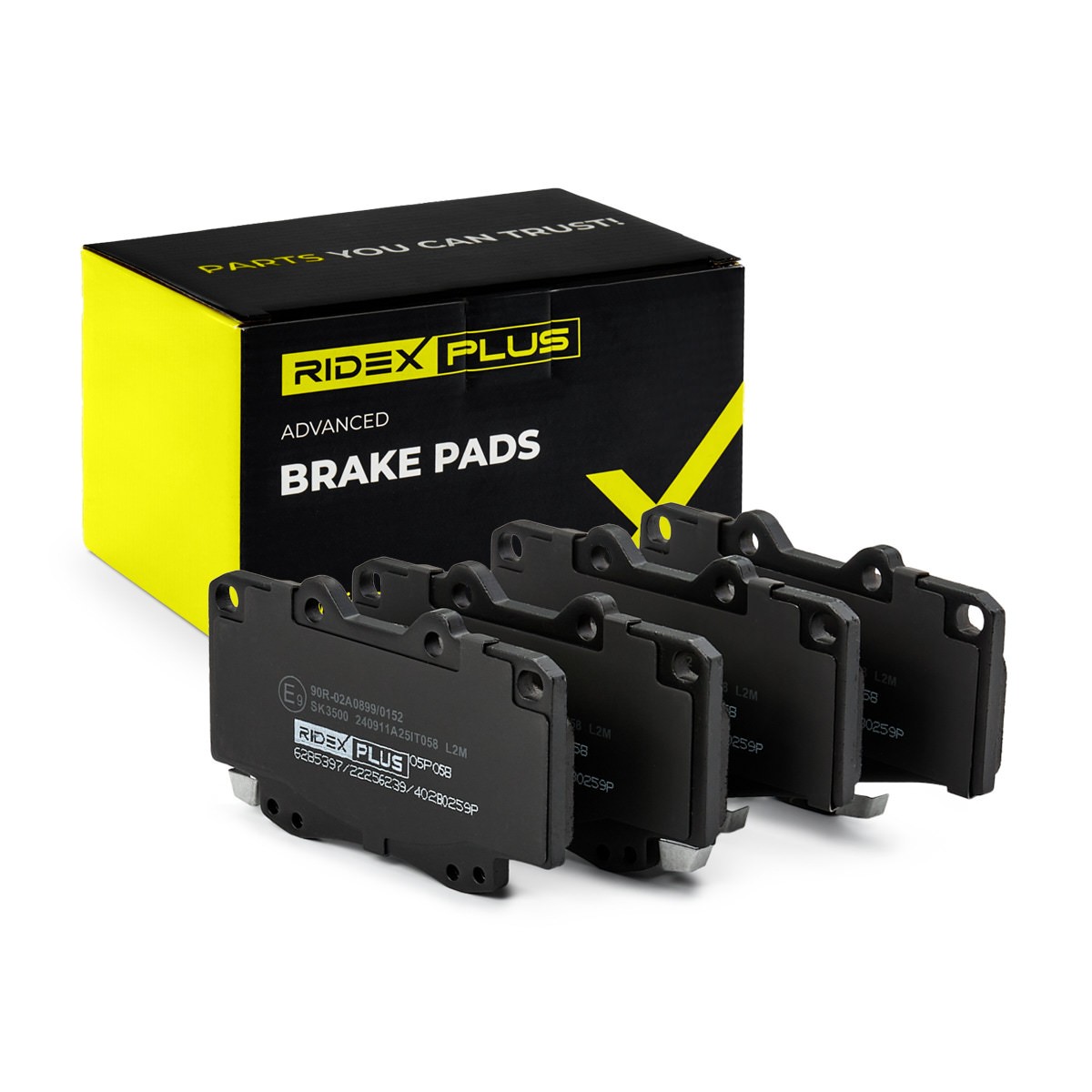 RIDEX PLUS Brake pad set Article number: 402B0259P cheaply