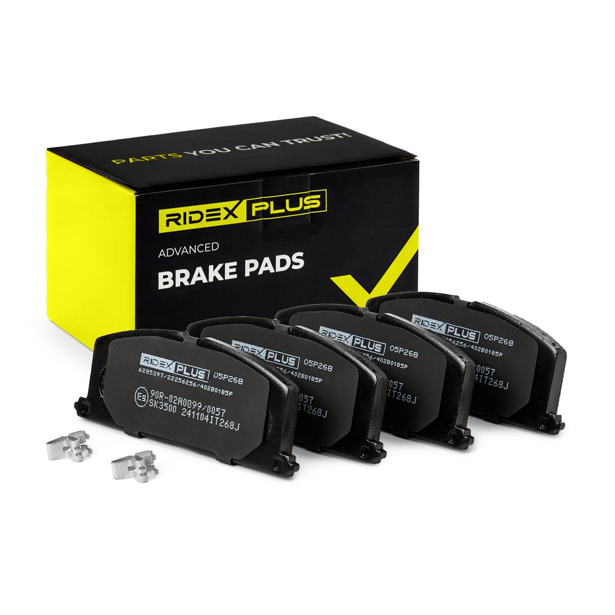 RIDEX PLUS Brake pad set Article number: 402B0185P cheaply