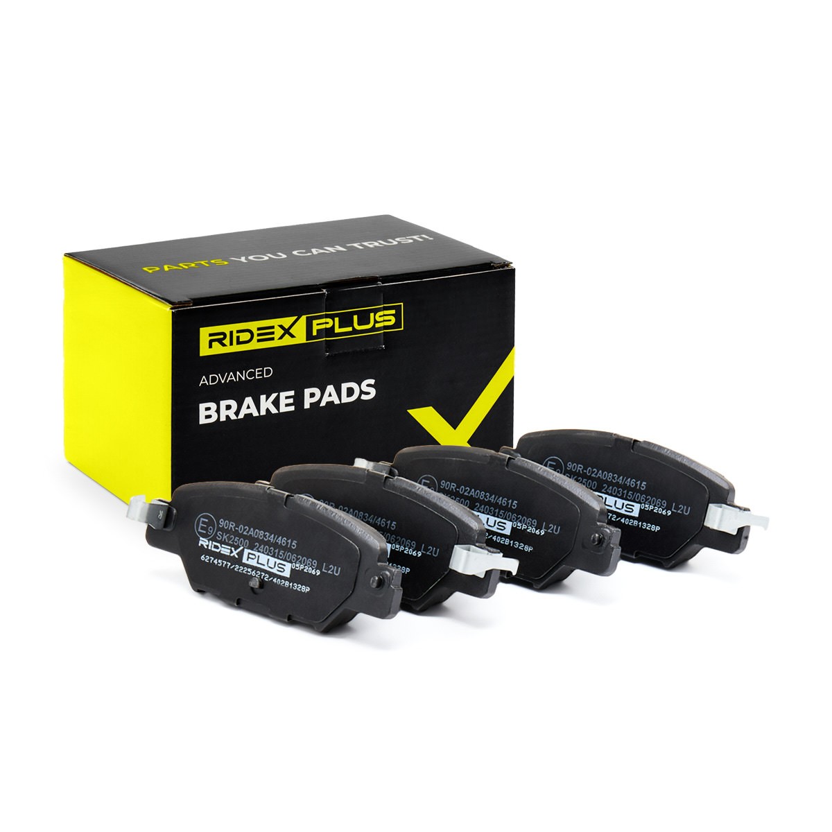 RIDEX PLUS Brake pad set Article number: 402B1328P cheaply