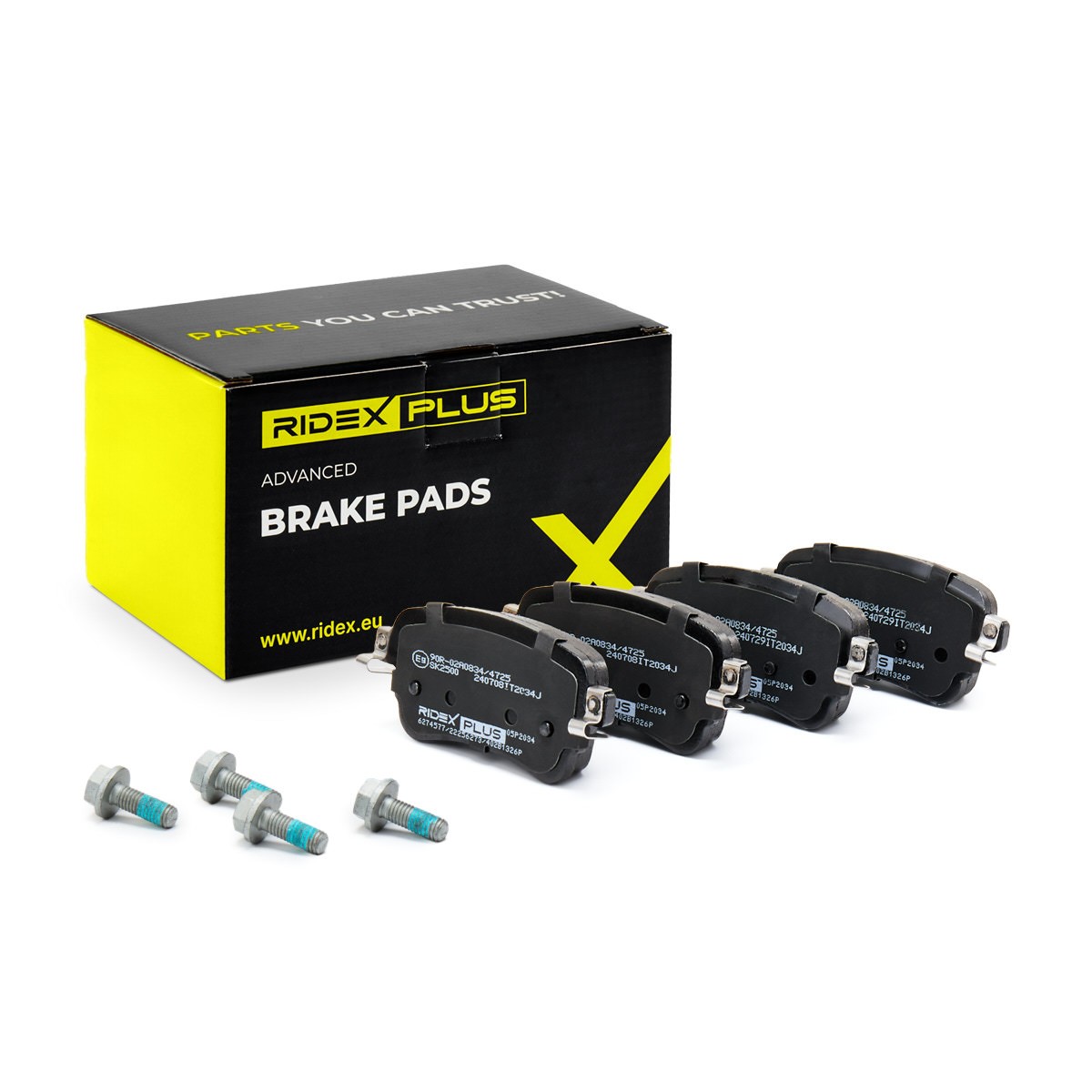 RIDEX PLUS Brake pad set Article number: 402B1326P cheaply
