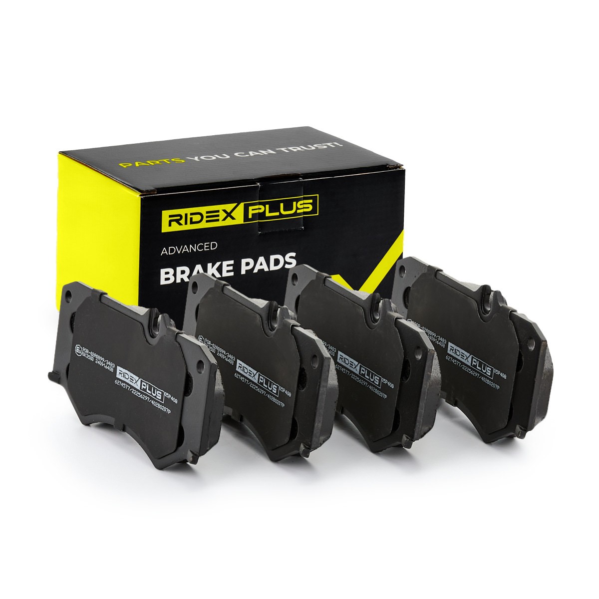 RIDEX PLUS Brake pad set Article number: 402B0207P cheaply