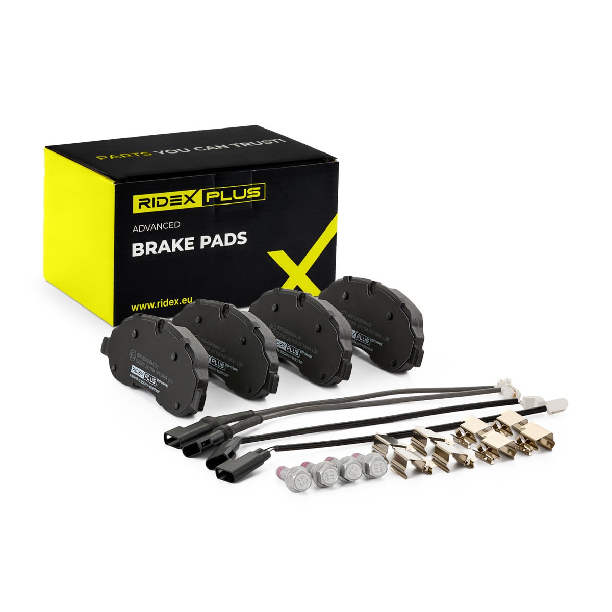 RIDEX PLUS Brake pad set Article number: 402B1238P cheaply
