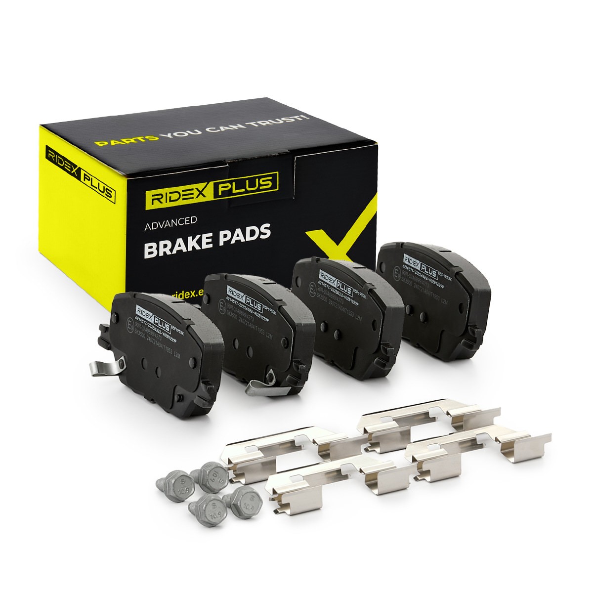RIDEX PLUS Brake pad set Article number: 402B1229P cheaply