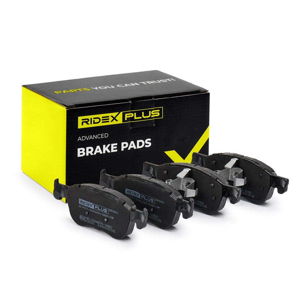 RIDEX PLUS Brake pad set Article number: 402B1179P cheaply