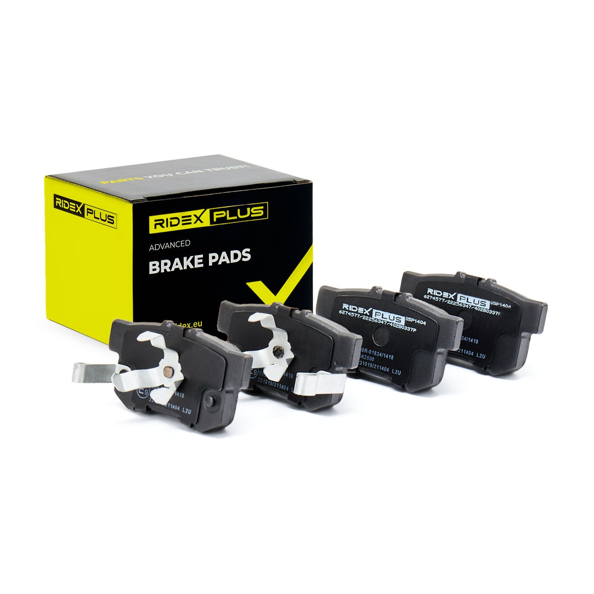 RIDEX PLUS Brake pad set Article number: 402B0337P cheaply
