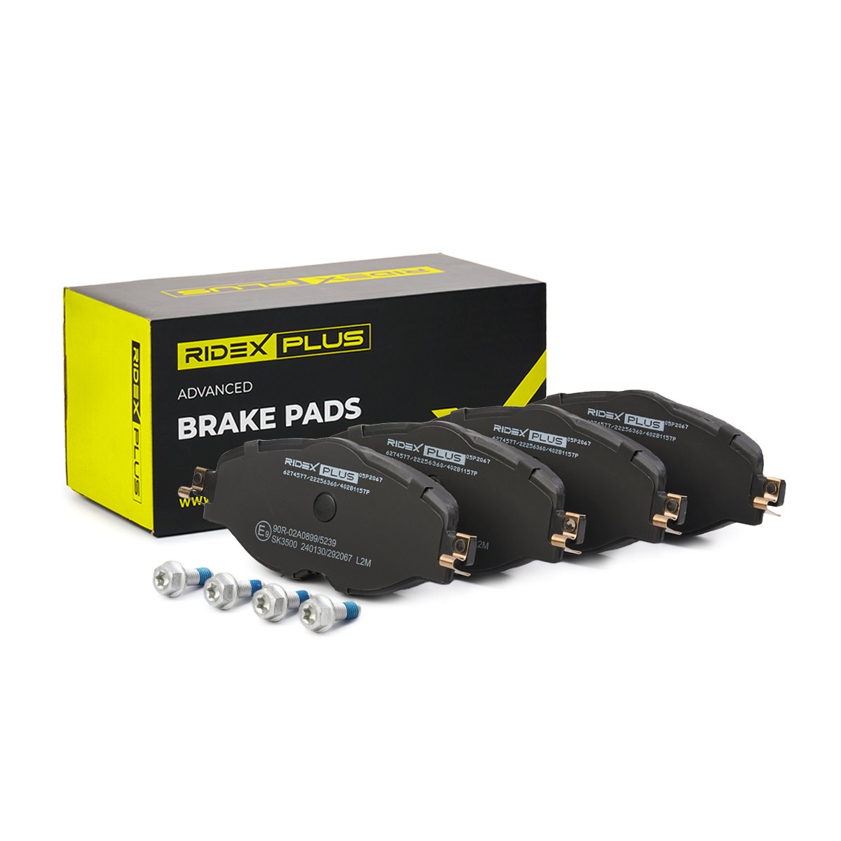 RIDEX PLUS Brake pad set Article number: 402B1157P cheaply