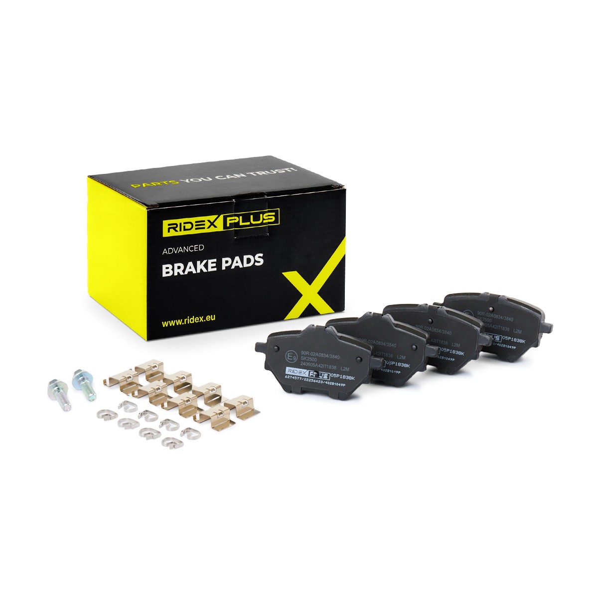 RIDEX PLUS Brake pad set Article number: 402B1049P cheaply